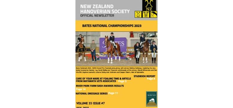 New Zealand Hanoverian Society Newsletter - July 2023