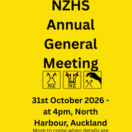 NZHS Annual General Meeting 2026